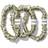 Crown Affair The Silk Scrunchie 001 3-pack