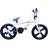 XN BMX Freestyle Stunt Bike 20 Inch White and Blue Unisex