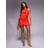 River Island Sleeveless Ruffle Mini Dress - Orange