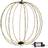 Shatchi LED Lights 40cm 3D Ball Warm White Christmas Tree Light
