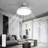 ExtraStar Modern Quietest Ceiling Fan Light Glitter Edge Retracted Blades One Size