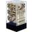 Chessex Marble Ivory/Black 16mm D6 12 Dice Block