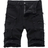 Shein Teen Boy Solid Color Fringed Denim Shorts