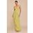 PrettyLittleThing Woven Pleated Hem Detail Spaghetti Maxi Dress - Olive