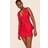 PrettyLittleThing Tomato Red Woven Tailored Mid Rise Mini Skirt - Tomato Red