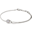 Pandora Infinite Lab Grown Double Chain Bracelet - White Gold/Diamond