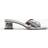 H&M Block Heeled Sandals - Silver