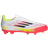 adidas F50 League Laceless Firm Multi-Ground Kids Støvler - Cloud White/Core Black/Solar Yellow