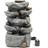 Garden Sanctuary Multi-Tiered Garden Cascading Water Fountain with LED Lights