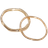 PrettyLittleThing Simple Bangles 2-pack - Gold