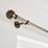Dunelm Ashton Extendable Metal Eyelet Curtain Pole - Gunmetal 120cm