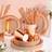 Shein Rose Gold Disposable Party Tableware Set