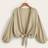 Shein Summer Beach Plain Knot Kimono