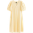 Lindex Seersucker Midi Dress - Light Yellow