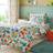 Dunelm Garden Friends Reversible and Pillowcase Set - Multicolor Duvet Cover Multicolour (200x200cm)
