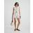 River Island Stripe Longline Belted Shorts - White Stripe