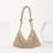 Shein Business Casual Rhinestone Decor Bucket Bag - Clear