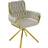 Canora Grey Avakate Velvet Metal 87 cm H x 63 cm W x 50 cm D Armchair 87cm