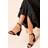 Dorothy Perkins Womens Wide Fit Spark High Block Heel Sandals - Black