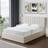 Artemis Home Evelynne Fabric 135cm Double Ottoman Bed Frame with Storage - Beige