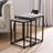 OHS Manhattan Set of 2 Square Nest of 2 Nesting Table