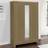 Birlea Highgate 3 Door Oak Mirrored 180 x 111.9 x 52 cm Wardrobe