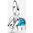 Pandora Elephant Mini Dangle Charm - Silver