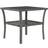 OutSunny PE Rattan Coffee Table 50cm with Glass Top - Grey