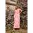 Yours Floral Print Ruffle Maxi Dress - Pink