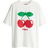 H&M Oversized Printed T-shirt - White/Pacha