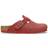 Birkenstock Boston Suede Embossed - Red/Corduroy Sienna Red