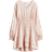 H&M Klänning Med Smock - Rosa/Blommig