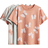H&M Orange 3-Pack Trikåtröja Med Tryck - Persikorosa/Fjärilar
