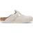 Birkenstock Boston Soft Footbed Suede Leather - Antique White
