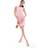 Pieces Racer Neck Jersey Mini Dress - Pink Stripe