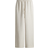H&M Straight Linen Blend Trousers - Light Beige