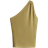 H&M One Shoulder Top - Golden Olive