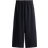 H&M Linen Blend Crop Pants - Navy Blue