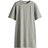 H&M Waisted T-shirt Dress - Light Grey/Green