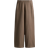 H&M Wide-Leg Linen-Blend Pants - Dark Beige