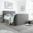 Happy Beds Sherlock King Size Electric TV Bed 5ft - Light Grey 189x226cm