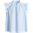 H&M Linen Blend Blouse - Light Blue