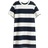 H&M T-shirt Dress - Navy Blue/Striped