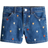 H&M Denim Shorts - Denim Blue/Hearts (1213799006)
