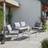 Elements 30872518 Outdoor Lounge Set, 1 Table incl. 2 Chairs & 1 Sofas