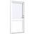 Sparvinduer FD0901 Yderdør Klart glas (60x158.5cm)