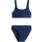 H&M Textured Bikini - Dark Denim Blue (1259618006)