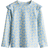H&M Swim Shirt with Flounces - Light Blue/Daisies (1265474002)
