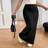 Shein Long Pencil Skirt For Plus Size - Black