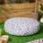 OHS Indoor Outdoor Round Geometric Filled Cushion - Chair Cushions Grey